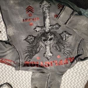 Affliction xl reversible jacket never worn
